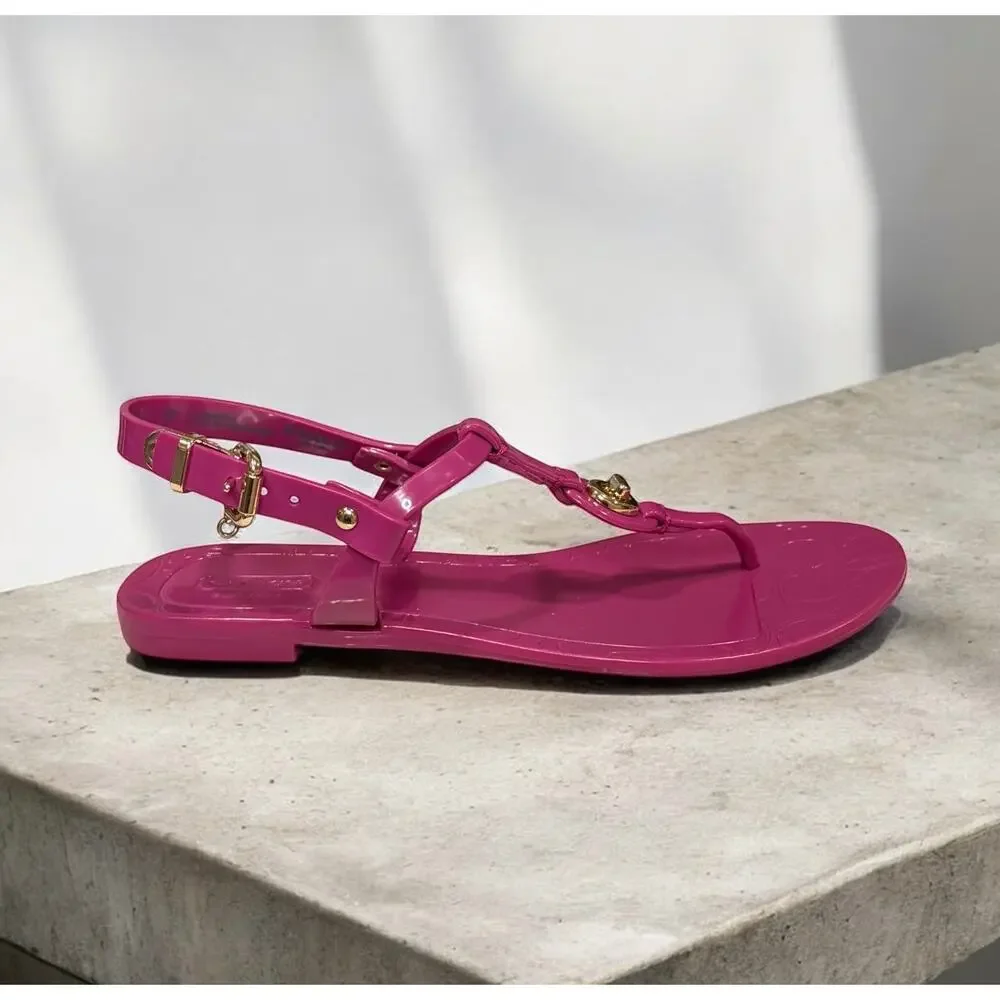 Coach A8875 Pier Jelly Thong Sandal Size 5B